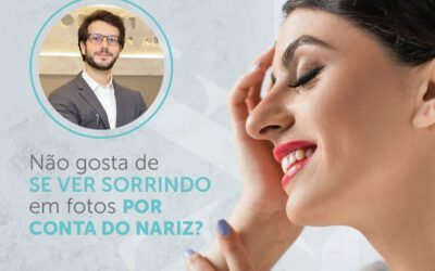 Não gosta de se ver sorrindo em fotos por conta do nariz? 